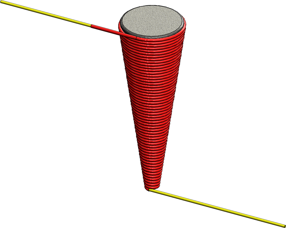 Flying Lead Conical Inductors