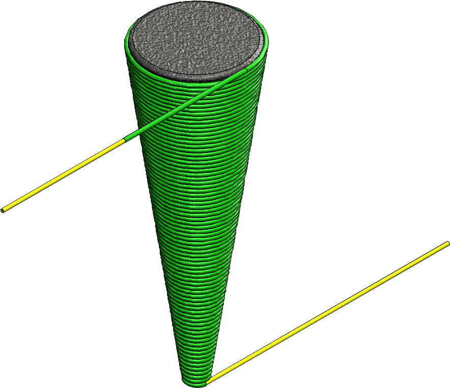 Flying Lead Conical Inductors
